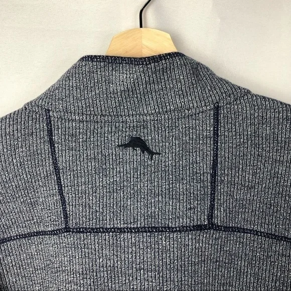 NEW Tommy Bahama Denim Blue 4 Button Pullover Sweater M